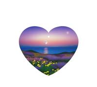 Poezjzw Lot de 4 désodorisants de voiture en forme de cœur à suspendre Motif fleur de lune Pour chambre à coucher et salle de bain