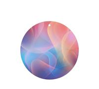 Poezjzw Lot de 4 désodorisants de voiture ronds parfumés à la lavande - Motif d'amour - Tablettes d'aromathérapie pour armoire et chaussures