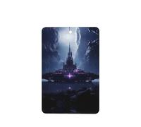 Poezjzw Lot de 4 désodorisants rectangulaires à suspendre pour chaussures de placard Motif vaisseau spatial dans la vallée Parfum lavande