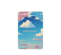 Poezjzw Lot de 4 désodorisants rectangulaires à suspendre pour voiture Motif nuage d'amour Pour chambre à coucher et salle de bain