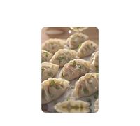 Poezjzw Lot de 4 désodorisants rectangulaires à suspendre pour voiture Motif raviolis à la vapeur Pour chambre à coucher, salle de bain