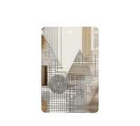 Poezjzw Lot de 4 désodorisants rectangulaires à suspendre pour voiture, motif symboles mathématiques, pour chambre à coucher, salle de bain