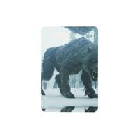 Poezjzw Lot de 4 parfums rectangulaires à suspendre pour chaussures de placard Motif bêtes de la forêt enneigée Parfum lavande