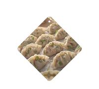 Poezjzw Lot de 6 désodorisants carrés à suspendre pour voiture Motif raviolis à la vapeur Pour chambre à coucher, salle de bain