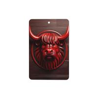 Poezjzw Lot de 6 désodorisants rectangulaires à suspendre pour chaussures de placard Motif Minotaure Rouge Parfum lavande