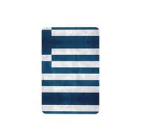 Poezjzw Lot de 6 désodorisants rectangulaires à suspendre pour voiture Motif drapeau grec