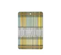 Poezjzw Lot de 6 désodorisants rectangulaires à suspendre pour voiture Motif mathématiques abstraites Pour chambre à coucher, salle de bain