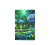 Poezjzw Lot de 6 désodorisants rectangulaires à suspendre pour voiture Motif plantes mystérieuses