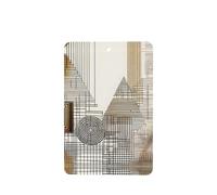 Poezjzw Lot de 6 désodorisants rectangulaires à suspendre pour voiture - Symboles mathématiques - Pour chambre à coucher, salle de bain