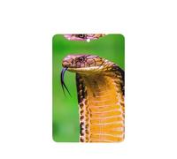 Poezjzw Lot de 6 désodorisants rectangulaires pour voiture Parfum lavande Cobra Motif serpent