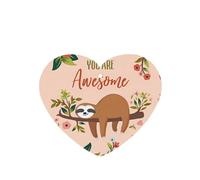Poezjzw Lot de 6 parfums de voiture en forme de cœur avec inscription « You Are Awesome » - Parfum lavande à suspendre pour chaussures de placard
