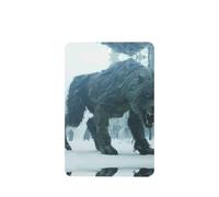 Poezjzw Lot de 6 parfums rectangulaires à suspendre pour chaussures de placard Motif bêtes de la forêt enneigée Parfum lavande
