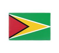 Poezjzw Lot de 6 sets de table motif drapeau de la Guyane, 30,5 x 45,7 cm pour décoration de fête, cuisine, salle à manger