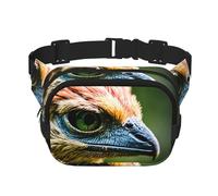 Poezjzw Magnifique sac banane de voyage Ancestor Bird adapté pour la course à pied, le cyclisme et les aventures en plein air, ranger des téléphones portables et des cartes de crédit, noir, One Size