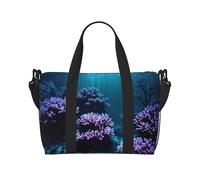 Poezjzw Mystérieux Sac de voyage sous-marin Sac fourre-tout Sac à main Résistant à l'eau Sac de week-end Sacs de nuit pour pliable, noir, One Size