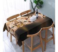 POEZJZW Nappe à motif violet pour table de mariage rectangulaire vintage pour dîner, goûter, décoration d'intérieur, 137 x 183 cm