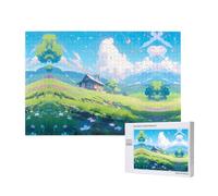 Poezjzw Peak Building Puzzles pour adulte 1000 pièces Puzzle en bois pour la famille et les amis Décoration murale 75 x 50 cm