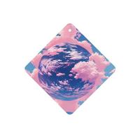 Poezjzw Pink Cloud World Lot de 6 désodorisants carrés à suspendre pour chambre à coucher, salle de bain