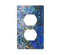 Poezjzw Plaque murale décorative avec motif de peinture colorée - Dimensions : 11,4 x 7 cm - Pour zones résidentielles et commerciales