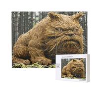 Poezjzw Puzzles pour adultes 500 pièces adaptés pour les loisirs en famille et l'amélioration des capacités manuelles Motif monstre étrange
