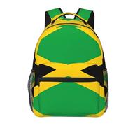POEZJZW Sac à dos pour ordinateur portable motif drapeau de la Jamaïque pour sac à dos tendance pour infirmière, sacs de voyage élégants et décontractés
