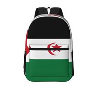 POEZJZW Sac à dos pour ordinateur portable motif drapeau hawaïen pour sac à dos tendance pour infirmière, sacs de voyage élégants et décontractés, Drapeau du Sahara Occidental, taille unique