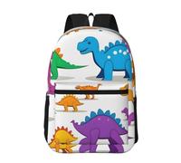 POEZJZW Sac à dos pour ordinateur portable motif lion porte-bonheur pour sac à dos tendance pour infirmière sacs de voyage élégants sacs de jour décontractés, Petit dinosaure, taille unique
