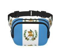 Poezjzw Sac banane de voyage avec drapeau du Guatemala - Convient pour la course à pied, le cyclisme et les aventures en plein air - Pour ranger des téléphones portables et des cartes de crédit, noir