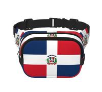 Poezjzw Sac banane de voyage en République dominicaine adapté pour la course, le cyclisme et les aventures en plein air, ranger des téléphones portables et des cartes de crédit, noir, One Size