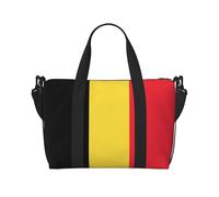 Poezjzw Sac de voyage avec drapeau de la Belgique - Sac de transport pour femme - Sac d'hôpital pour le travail et la livraison - Noir - Taille unique - Noir - Taille unique, Noir , Taille unique
