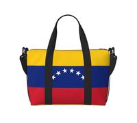 Poezjzw Sac de voyage avec drapeau du Venezuela - Sac de transport pour femme - Sac d'hôpital pour le travail et la livraison - Sac de nuit - Noir - Taille unique - Noir - Taille unique, Noir , Taille
