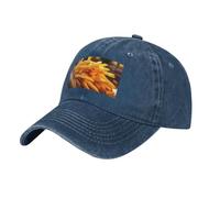 POEZJZW Stack of Fries Pattern Casquette de baseball pour homme et femme Réglable Chapeaux de cowboy Unisexe Chapeaux de soleil Noir, bleu marine, taille unique