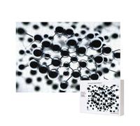 Poezjzw Techno Orb Puzzle classique adulte 300 pièces en bois moderne décor intérieur jeu intellectuel 40 x 28 cm