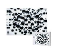 Poezjzw Techno Orb Puzzle classique en bois pour adulte 1000 pièces Décoration d'intérieur moderne Jeu intellectuel 75 x 50 cm