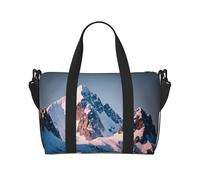 Poezjzw Top Of The Snowy Mountain Sac de voyage pour femme Sac de transport pour femme Sac d'hôpital pour travail et livraison de nuit Noir Taille unique Noir Taille unique, Noir , Taille unique