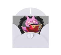 POEZJZW Wicked Fantasy Lot de 10 cartes de Noël en papier nacré avec enveloppes blanches, cartes de remerciement, mariage, Saint-Valentin