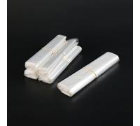 POF Lot de 100 sacs en film rétractable pour une étanchéité solide, parfaits pour divers articles, recyclables et emballages (14,5 x 26 cm)