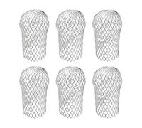 pofaa Lot de 6 Protège-Gouttières, Protège-Gouttières, Filtres à Écran en Aluminium, Protecteurs de de Gouttière