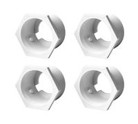 POFET 4 pièces 6-500-00 connecteur de raccord Mural Universel (UWF) pour Nettoyeur de Piscine pour Zodiac Polaris 180 280 280 Tanktrax 360 380 3900 etc.