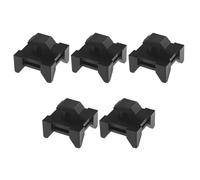 POFET 5 PCS Support de Câble Rainure Clips Supports de Fil pour Profilés en Aluminium Norme Européenne 4040 Gestion des Câbles, Blocs d'installation Noirs
