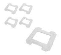 POFET 5 pièces Chiffons de Nettoyage de Remplacement pour Ecovacs Winbot W1 Pro lingettes lavables réutilisables