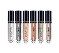 POFET 6 pcs/Ensemble Shinning Fard À Paupières Liquide Maquillage Glitter Glow Ombre À Paupières Shimmer - B, comme décrit