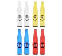 POFET 8 pièces Kazoo, Multipack Kazoo métal Kazoo kazoo Instrument Gazoo Instruments de musique pour enfants cadeau accompagnement instrumental