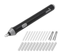 POFET Gomme électrique pour Artistes Tête de Gomme à épaisseur réglable avec 22 recharges de Gomme pour Crayons à Croquis Dessin Dessin Crayons Graphite Noir