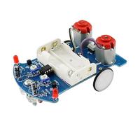 POFET Kit de Suivi Intelligent de Voiture D2-5, Kits de projets de Soudure de Voiture Intelligente, pour Outil de Bricolage d'enseignement expérimental de Patrouille en Ligne