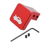 POFET Loquet de déverrouillage du Capot, loquet du Capot Moteur, Levier de déverrouillage du Capot, kit de réparation d'ouverture de poignée pour Honda Civic 96-2011 (Rouge)