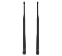 POFET Lot de 2 microphones UHF en plastique durable sans fil - Pièce de rechange - Récepteur de microphone sans fil UHF BNC mâle antenne antenne
