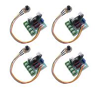 POFET Lot de 4 contrôleurs de Vitesse de Moteur AC 2000 W avec variateur de Module Filaire, régulateur de Tension réglable 110-220 V 25 A pour Vitesse du Moteur et Gradation de la lumière