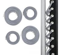 POFET Lot de 4 cordons élastiques de rechange universels pour chaise Zero Gravity, chaises longues et chaises élastiques, gris