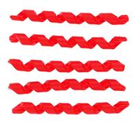 POFET Lot de 5 housses de protection en caoutchouc pour boîtier de levier de vitesse de vélo Rouge